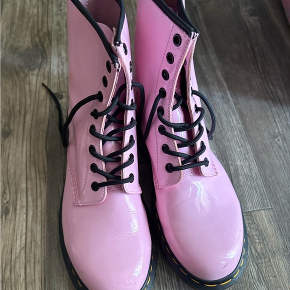 Dr. Martens Shoes - Dr. Martens Pink Combat Boots